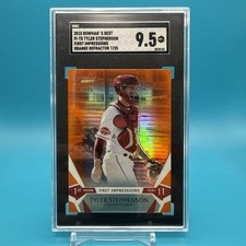Tyler Stephenson 2015 Bowman's Best First Impressions arancione #ADATTO 7/25 SGC 9,5