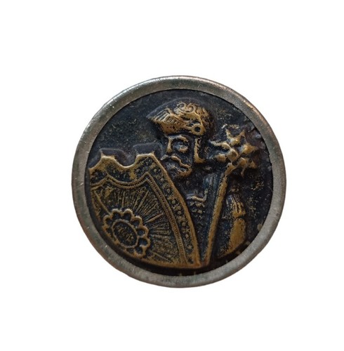 Medaglia bottone antico - bottone,