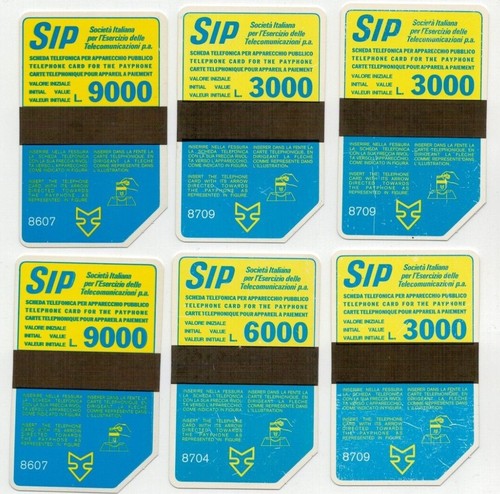 Carte telefoniche sip rare - telefoniche,