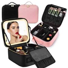Beauty case con specchio luce