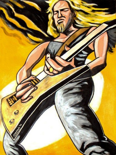 Poster james hetfield print - james,