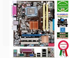 SCHEDA MADRE SOCKET 775 ASUS P5KPL-AM + CPU INTEL QUAD CORE Q8200 + 4 GB RAM