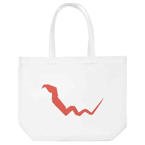 Borsa shopping origami snake - shopping, 'origami