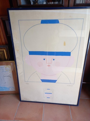 Litografia policroma antonio - litografia,