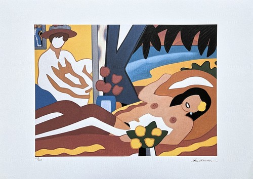 Tom wesselmann nudo con - wesselmann,