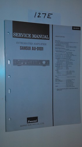 Sansui d101 manuale - sansui, di
