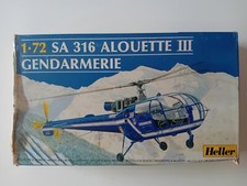 S.A. 316 Alouette Gendarmerie Heller 1/72