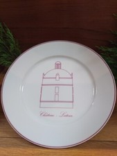Assiette en porcelaine Château Latour par Robert Haviland et C. Parlon Limoges