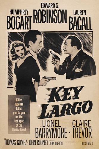 Key largo vintage film - key, noir