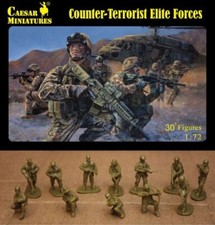 CAESAR Miniatures 1/72 - Modern Wars - H082 Counter-Terrorist Elite Forces
