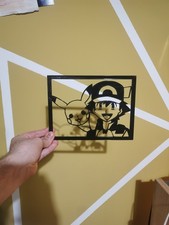 Quadro Pokémon 3D Pikachu &