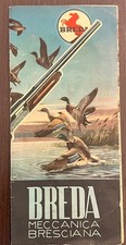 Splendido Pieghevole BREDA Meccanica Bresciana - Fucili Caccia -Anni ‘50 Brescia