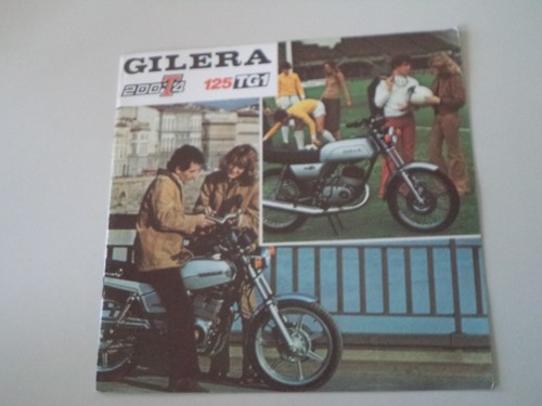 Depliant brochure moto gilera - brochure,
