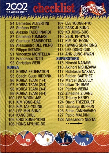 Card korea japan 2002 opening - korea/japan,