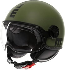 CASCO JET MOMO-DESIGN FGTR CLASSIC E2206 MONO - VERDE MILITARE NERO - TAGLIA XL