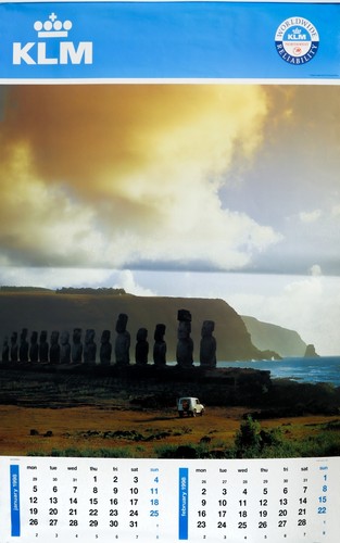 Calendario viaggio olandese - calendario,