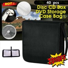 40 custodia nera per CD DVD