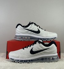 Nike Air Max 2017 849559-100 Bianco/Nero Uomo Taglia 12 NUOVE