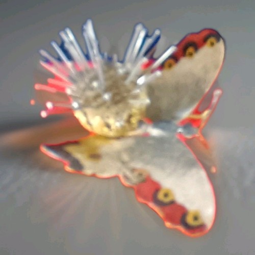 Farfalla puntaspilli ottone - farfalla, e