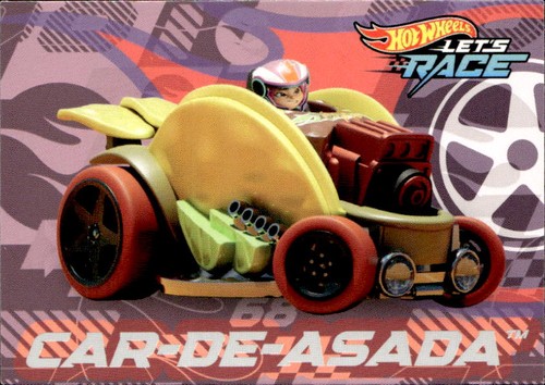 Hot wheels the road - hot, card