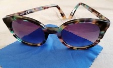 Occhiali da sole donna Nau Edizione Limitata cr1603s Lenti Viola Ottimo Stato