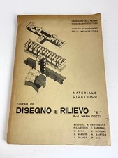 MARIO DOCCI Corso di disegno e rilievo Roma 1977 Bauhaus Gropius Wright Rietveld