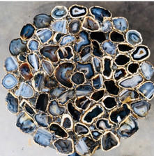 36" Tavolo In Pietra Nera