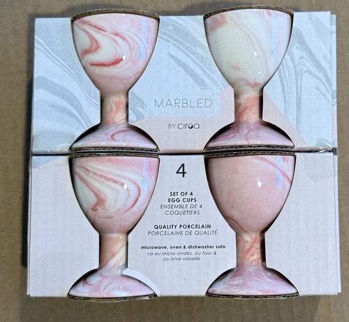 Set pink marbled colored - set,
