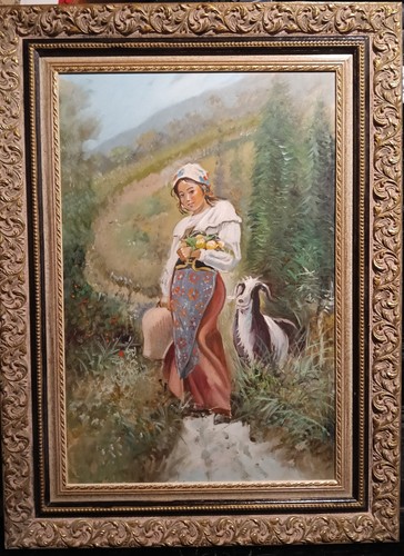 Dipinto olio tela 40x60 - ad,