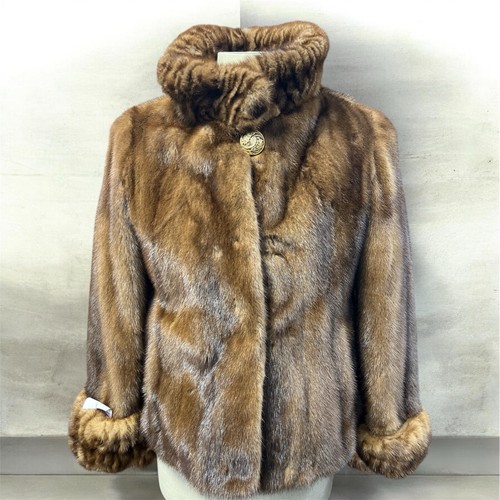 Real mink fur bolero jacket - fur,