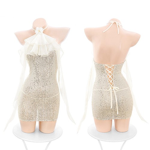 Pigiama donna paillettes