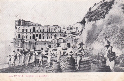 Cartolina napoli posillipo - napoli, ,posillipo