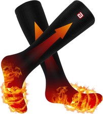 Svpro Calzini riscaldabili elettrici Ricaricabili Calzini Termici Taglia L