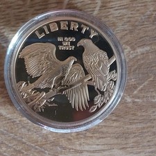  Medaglia ricordo In Dio di