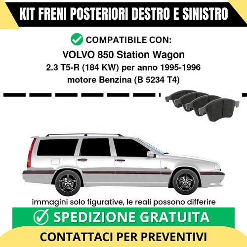 Pastiglie freno posteriori - pastiglie,