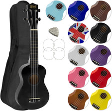SU8-BK Ukulele Soprano in Nero