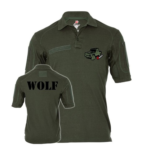 Polo tattica oliva lupo