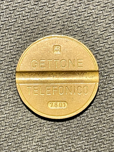 Gettone telefonico raro - gettone, serie