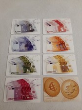 Schede Telefoniche - Serie Completa Le Banconote Dell'euro + Zio Paperone Nuove