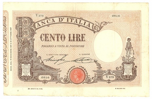 100 lire barbetti grande - barbetti,