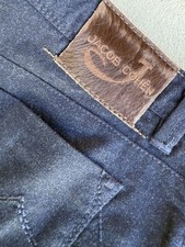 Jacob Cohen Pantalone in  lana W 38 blu scuro. Leggere le misure!