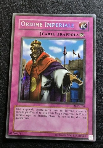 Yugioh ordine imperiale - ordine,