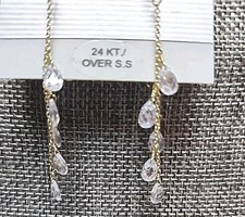 Orecchini pendenti argento