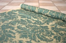 Tessuto damascato verde