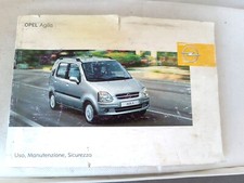 OPEL AGILA libretto uso e