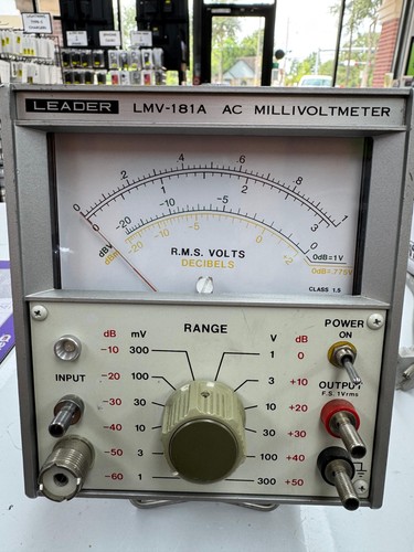 Millivoltimetro leader - ac,