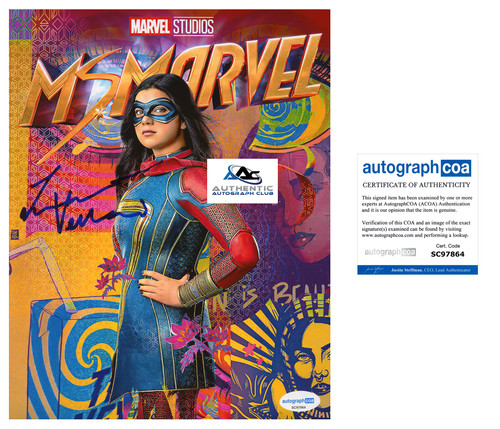 Iman vellani autografo - iman, firmato