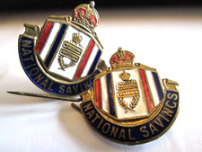 National Savings Badges X 2 By