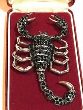 Spilla scorpione cristallo