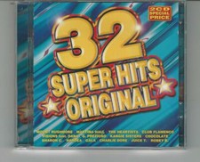 CD DOPPIO 32 SUPER HITS ORIGINAL COMPILATION  COME NUOVO NON SIGILLATO
